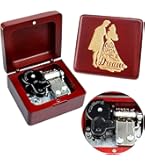 Sinzyo Music Box Vintage Wood Carved Mechanism Musical Boxs Gift